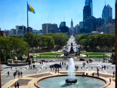 View of Philadelphia from Philadelphia Museum of Art