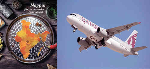 Qatar Airways Non-stop Flight to Nagpur